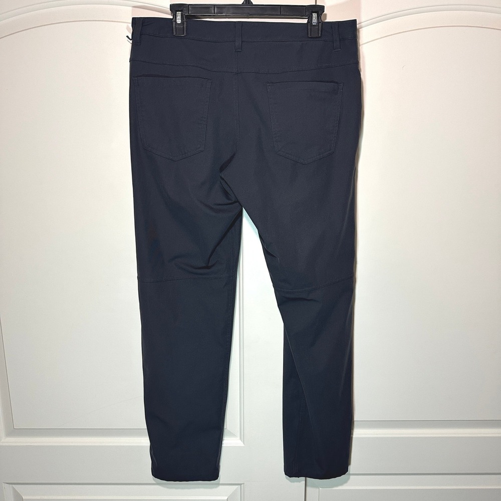 Lululemon Pants Mens 34 Obsidian Grey ABC Warpstreme‎ Chinos Stretch Career - Picture 4 of 5